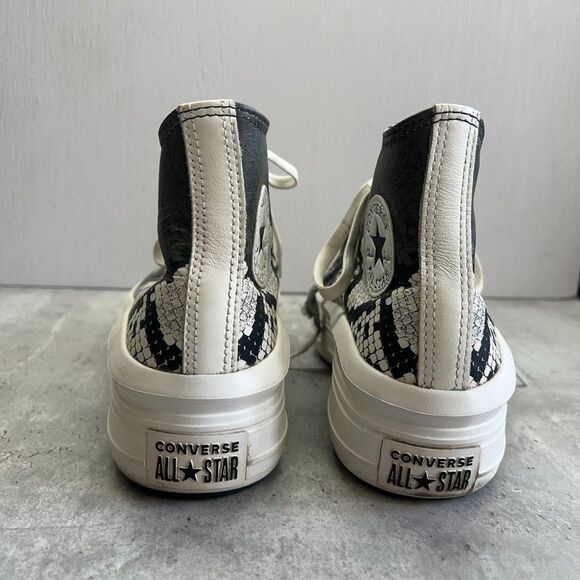 Converse Chuck Taylor All Star Move Platform Authentic Glam Black Shoe Size 8.5 - Picture 6 of 12